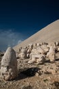 Mount Nemrut or Nemrud, Turkey. Monumental statues, royal tomb Royalty Free Stock Photo