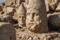 Mount Nemrut or Nemrud, Turkey. Monumental statues, royal tomb Royalty Free Stock Photo