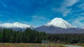 The Mount Ngauruhoe from Desert Road Royalty Free Stock Photo