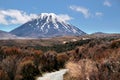 Mount Ngauruhoe in Tongariro National Park Royalty Free Stock Photo