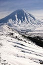 Mount Ngauruhoe, Tongariro National Park, New Zealand Royalty Free Stock Photo