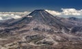 Mount Ngauruhoe at Tongariro National Park (New Zealand) Royalty Free Stock Photo