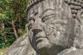 Mount Nokogiri Nokogiriyama Great Buddha Nihon-ji daibutsu. Chiba, Japan Royalty Free Stock Photo