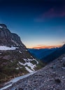 Mount Oberlin at Twilight