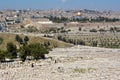 Mount of Olives Jewish Cemetery in Jerusalem - Israel