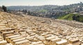 Mount of Olives and the old Jewish cemetery in Jerusalem, Israel Royalty Free Stock Photo