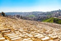 Mount of Olives and the old Jewish cemetery in Jerusalem, Israel Royalty Free Stock Photo