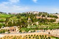 Mount of Olives and the old Jewish cemetery in Jerusalem, Israel Royalty Free Stock Photo