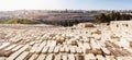 Mount of Olives and the old Jewish cemetery in Jerusalem, Israel Royalty Free Stock Photo