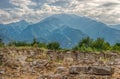 Mount Olympus and Dion, Greece. Royalty Free Stock Photo