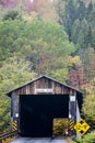 Mount Orne Bridge on rainy day Royalty Free Stock Photo