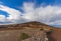 Mount Pachatata on the island of Amantani, lake Titicaca, Peru