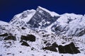 Mount Pandim 6691 way to Goechala 5486, Sikkim, India Royalty Free Stock Photo