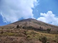 Mount Penanggungan, East Java is very suitable for beginner climbers to learn mountain climbing Royalty Free Stock Photo