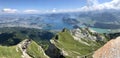 Mount Pilatus, Luzern lake, switzerland