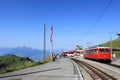 Mount Pilatus from Rigi Kulm station Switzerland