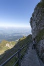 Mount Pilatus walk surrounding path, Switzerland Royalty Free Stock Photo