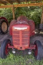 old historic tractor Brand Name Oliver in Boone Hall Plantation