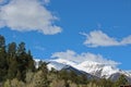 Mount Princeton, peaks covered in snow, in May in Nathrop, Colorado