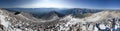 Mount Princeton Summit Panorama Royalty Free Stock Photo