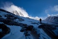 Mount Pumori view in Sagarmatha National Park