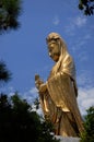 Mount Putuo bronze statue of Guanyin Royalty Free Stock Photo
