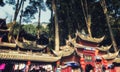 The entrance to Mount Qingcheng National Park