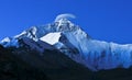 Mount Qomolangma at dawn Royalty Free Stock Photo