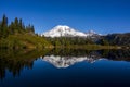 Mount Rainier from Bench Lake Royalty Free Stock Photo