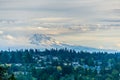 Mount Rainier Cloud Cover 6 Royalty Free Stock Photo