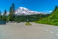 Mount Rainier Summer Viewpoint Royalty Free Stock Photo