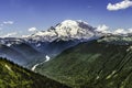 Mount Rainier White River Crystal Mountain Lookout Pierce County Washington Royalty Free Stock Photo