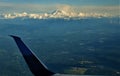Mount Ranier from the air arriving Seattle