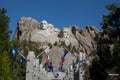 Mount Rushmore Avenue of Flags Royalty Free Stock Photo