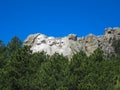 Mount Rushmore on a clear summer day Royalty Free Stock Photo