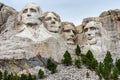Mount Rushmore On Cloudy Afternoon Royalty Free Stock Photo