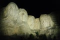 Mount Rushmore in the evening light Royalty Free Stock Photo