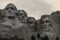 Mount Rushmore in the evening light Royalty Free Stock Photo