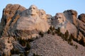Mount Rushmore by First Light of Dawn Royalty Free Stock Photo