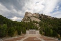 Mount rushmore front view in summer Royalty Free Stock Photo