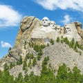 Mount Rushmore Landscape, South Dakota Royalty Free Stock Photo