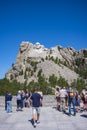 Mount Rushmore National Memorial, Black Hills Region of South Dakota photographed with clear skies Royalty Free Stock Photo