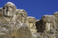 Mount Rushmore National Memorial with blue sky Royalty Free Stock Photo