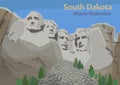 Mount Rushmore National Memorial, Keystone, South Dakota Royalty Free Stock Photo