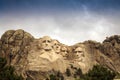 Mount Rushmore National Memorial Park in South Dakota, USA. Sculptures of former U.S. presidents.