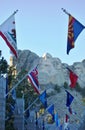 The Mount Rushmore National Memorial in South Dakota