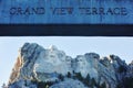 The Mount Rushmore National Memorial in South Dakota Royalty Free Stock Photo