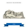 Mount Rushmore National Memorial South Dakota Unit Royalty Free Stock Photo