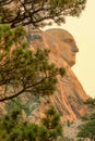 Mount Rushmore National Memorial Washington profile at sunrise Royalty Free Stock Photo