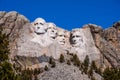 Mount Rushmore National Monument in South Dakota. Summer day wit Royalty Free Stock Photo